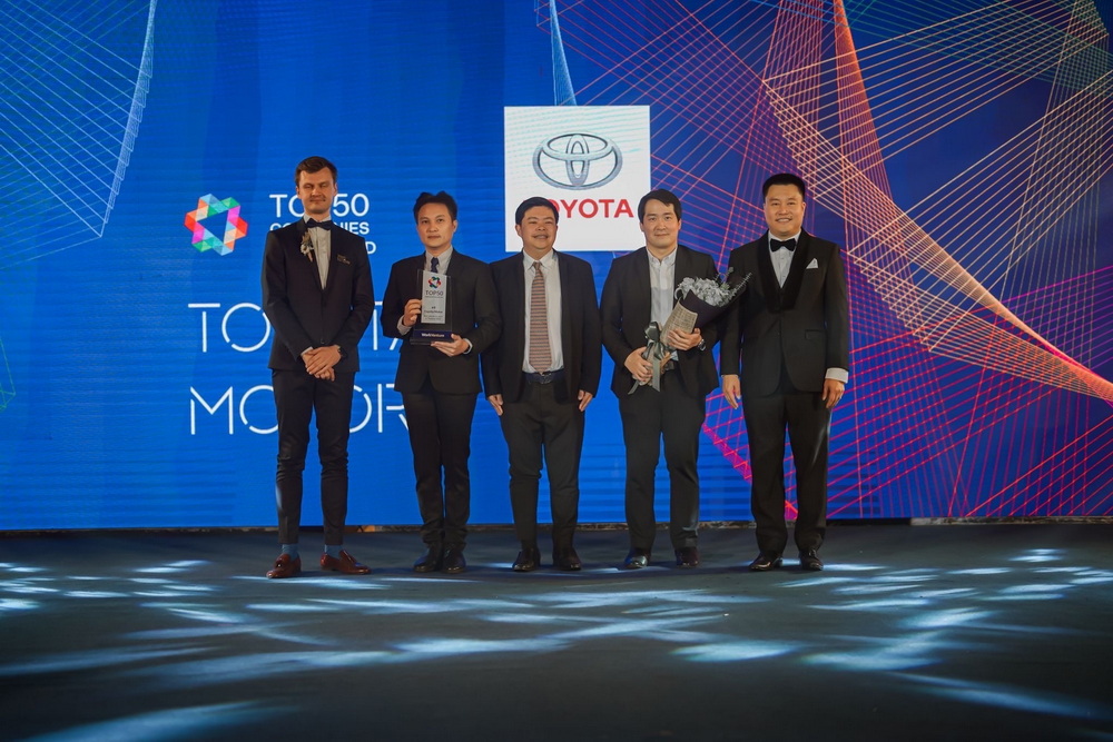 คนรุ่นใหม่โหวตโตโยต้า “50 องค์กรที่น่าทำงานด้วยมากที่สุด” 