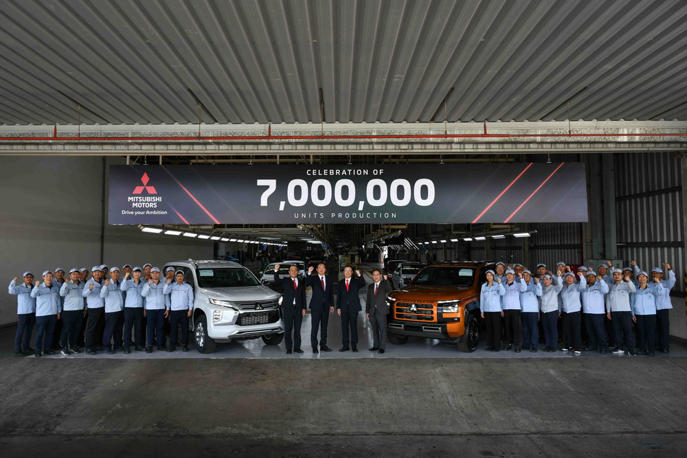 มิตซูบิชิ มอเตอร์ส ประเทศไทย เฉลิมฉลองการผลิตรถยนต์ครบ 7 ล้านคัน