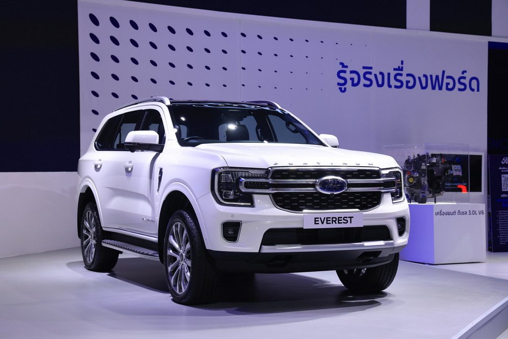 ฟอร์ดเปิดรับจองรถฟอร์ด เอเวอเรสต์ แพลทินัม เครื่องยนต์ดีเซล 3.0 ลิตร วี 6เพิ่มเติม