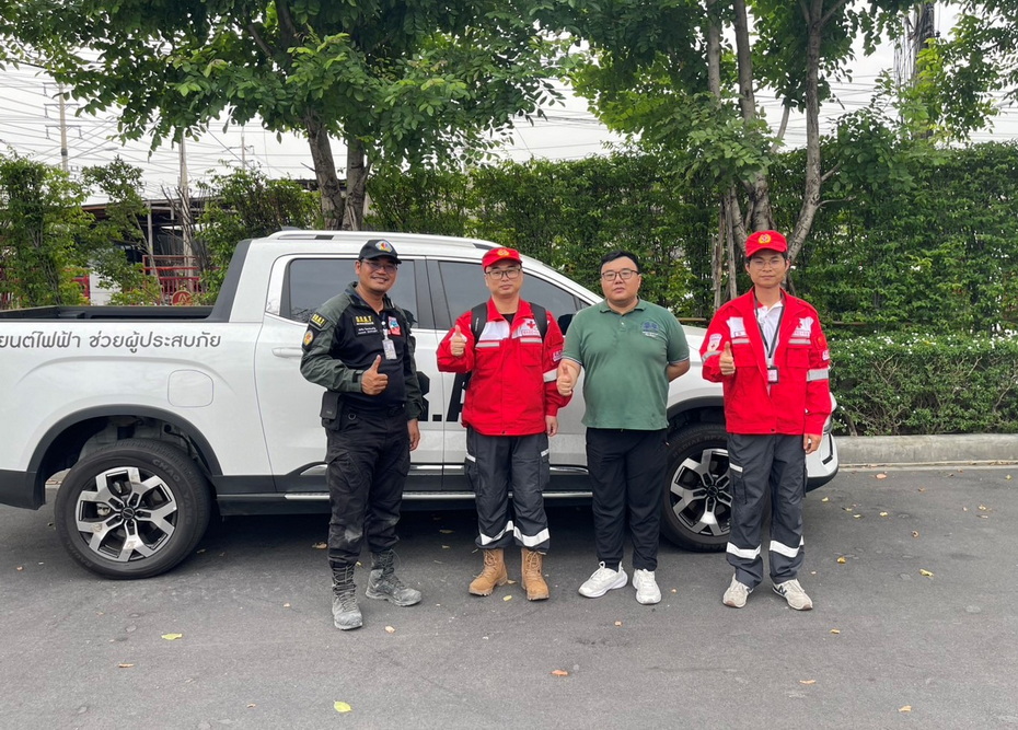 GEELY RIDDARA สนับสนุนสมาคมตอบโต้ภัยพิบัติ ประเทศไทย (D.R.A.T)