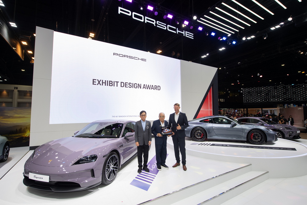 ปอร์เช่ ประเทศไทย คว้ารางวัล Exhibit Design Award