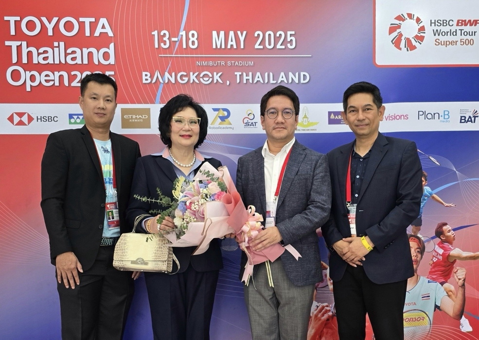 กรังด์ปรีซ์ฯ ร่วมแสดงความยินดีประธานสมาพันธ์แบดมินตันโลกคนใหม่