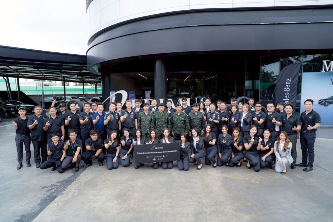 “ไพรม์มัส กรุ๊ป” มอบยางรถยนต์แก่กองทัพบก 