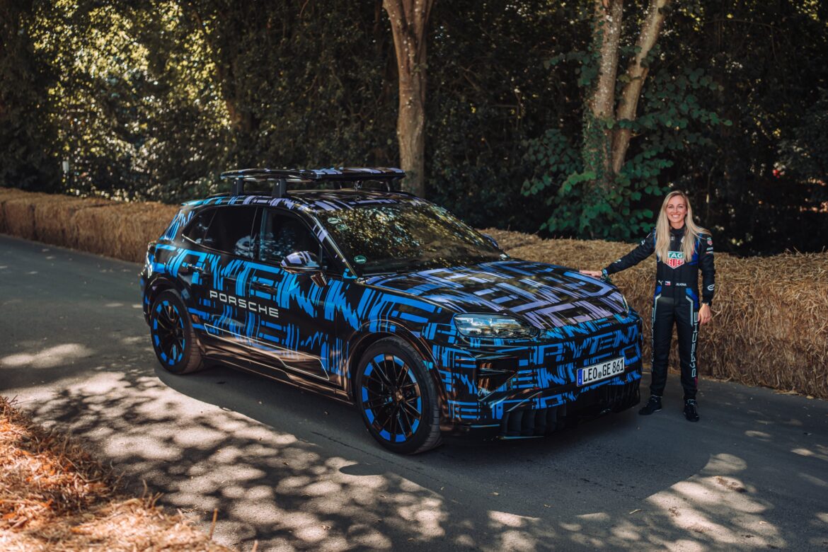  ปอร์เช่ คาเยนน์ เผยศักยภาพเต็มพิกัดที่งาน Goodwood Festival