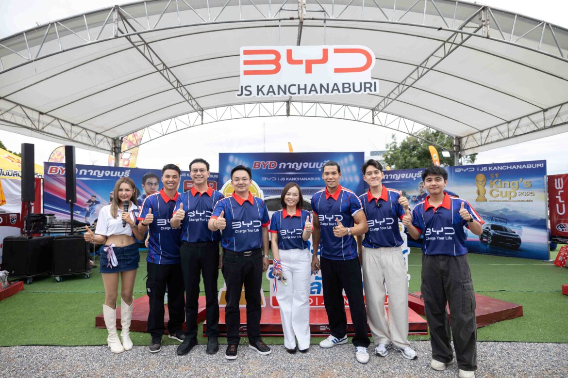 บีวายดี ประเทศไทย และ เรเว่ ผู้สนับสนุนหลักอย่างเป็นทางการ ฟุตบอลทีมชาติไทย คว้าชัยในการแข่งขัน King’s Cup