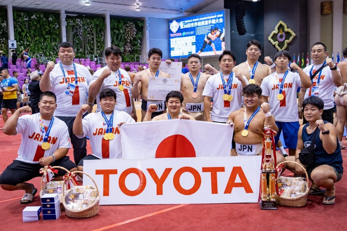  โตโยต้าร่วมสนับสนุนการแข่งขันซูโม่ชิงแชมป์โลก ประจำปี 2568 ที่ประเทศไทย ตอกย้ำมิตรภาพ ไทย – ญี่ปุ่น พร้อมส่งเสริมวัฒนธรรมกีฬาซูโม่ในระดับนานาชาติ