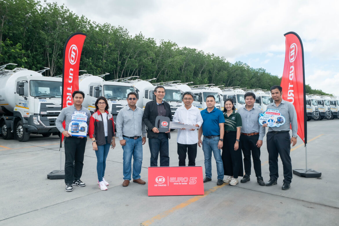 TSSK Logistics เสริมทัพรถบรรทุกใหม่ 21 คัน เลือก UD Trucks Euro 5 หนุนการเติบโตธุรกิจบริษัท