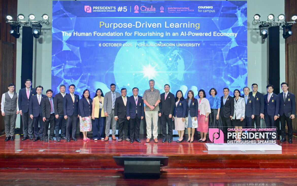  จุฬาฯ จับมือศาสตราจารย์ผู้สร้างคอร์สออนไลน์ระดับโลก จุดประกายการเรียนรู้และทักษะแห่งอนาคต สู่ความสำเร็จยั่งยืนในเศรษฐกิจ AI