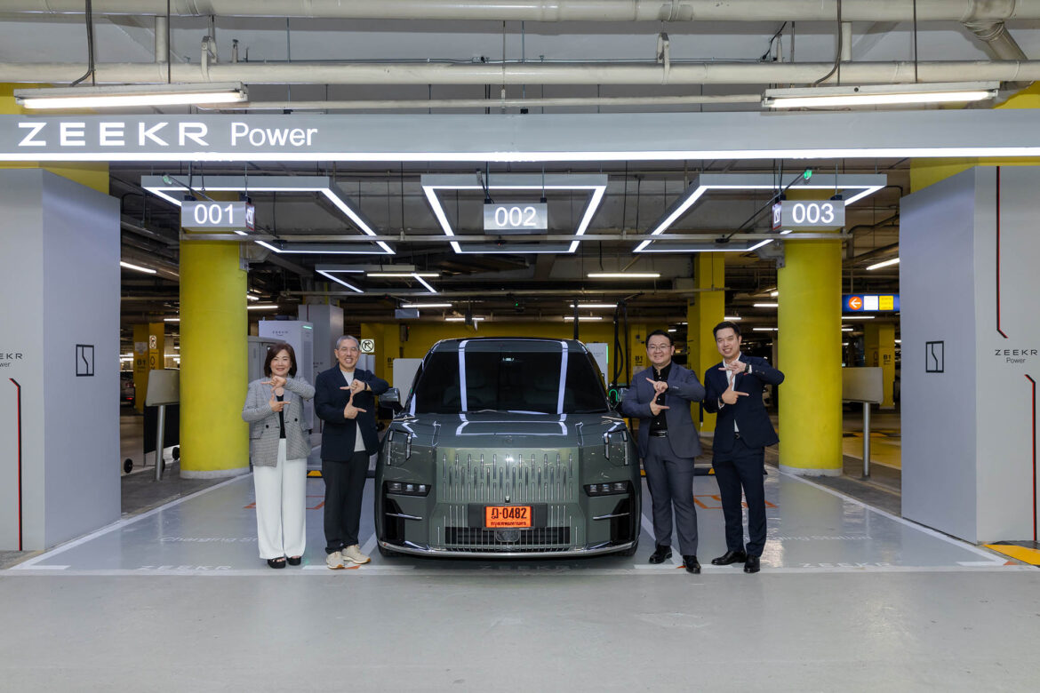 ZEEKR จับมือ Evolt เปิดสถานีใหม่ ZEEKR Power @centralwOrld
