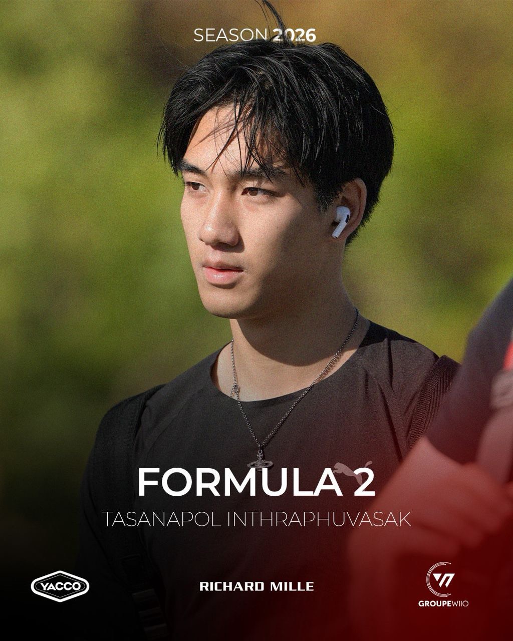 “เติ้น” ทัศนพล ก้าวขึ้นสู่ FIA Formula 2 อย่างเป็นทางการ ในปี 2026