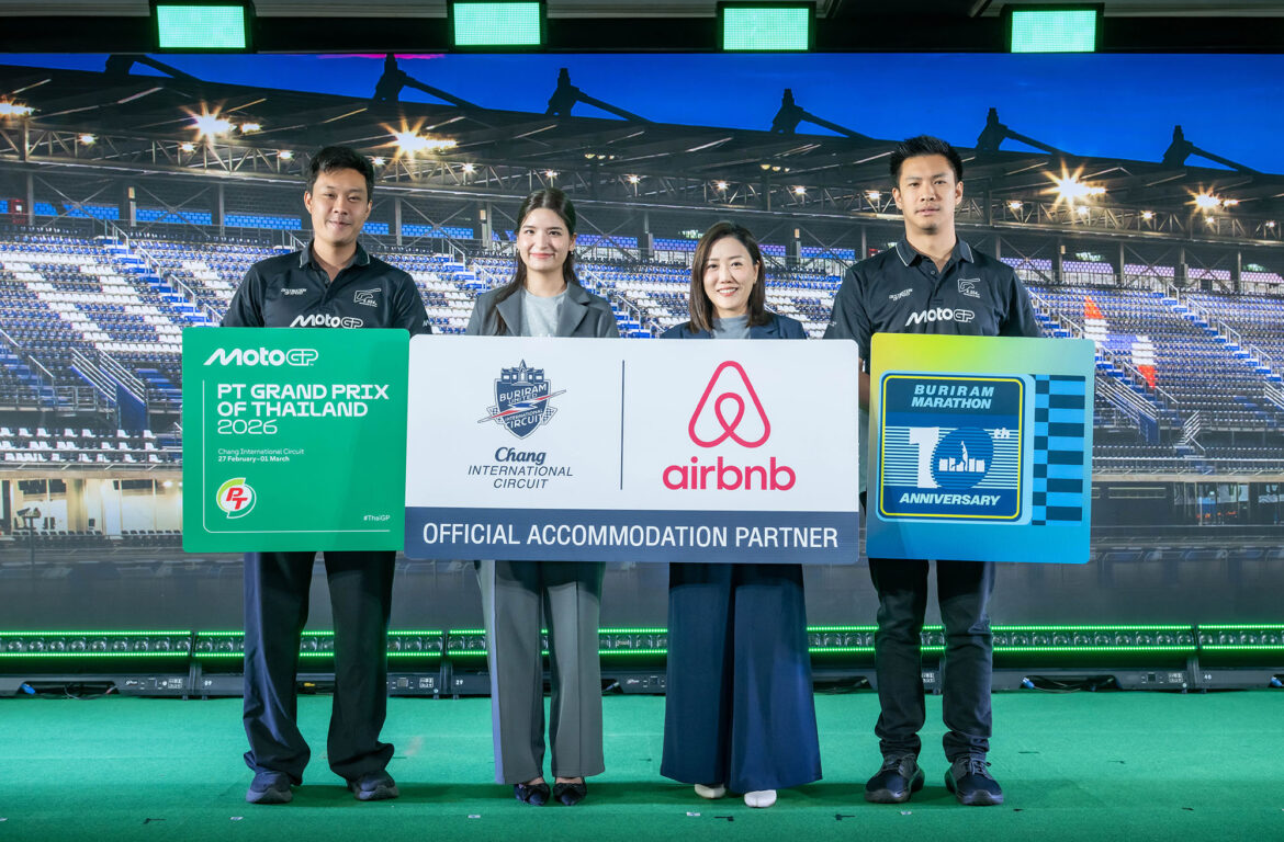 สนามช้างฯ ผนึกกำลัง Airbnb ปักหมุดรับนักท่องเที่ยว ‘โมโตจีพี-บุรีรัมย์ มาราธอน’ ชูโมเดล “โฮมสเตย์วิถีบุรีรัมย์” กระจายรายได้สู่ชาวบ้าน