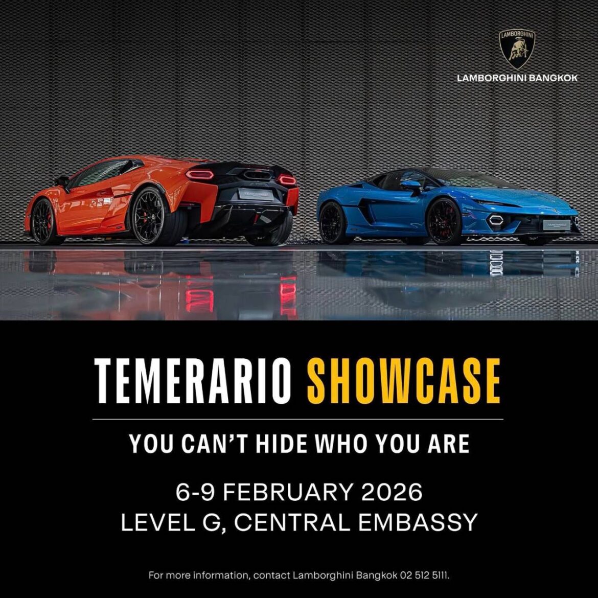 LAMBORGHINI SHOWCASE 2026 ส่งตรงถึงไทยกันอีกครั้ง กับ Lamborghini Temerario