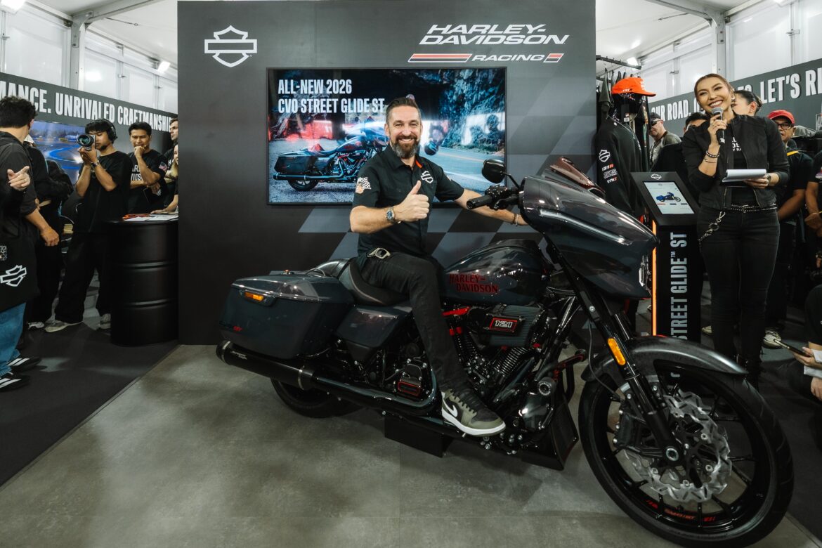 Harley-Davidson® สร้างปรากฏการณ์สุดยิ่งใหญ่ใน “MotoGP™ Thailand 2026” เปิดตัว 4 โมเดล Sport Touring ครั้งแรกในเอเชียตะวันออกเฉียงใต้ มอบประสบการณ์สุดเอกซ์คลูซิฟตลอดงาน พร้อมเดินหน้าศึก “BAGGER WORLD CUP”