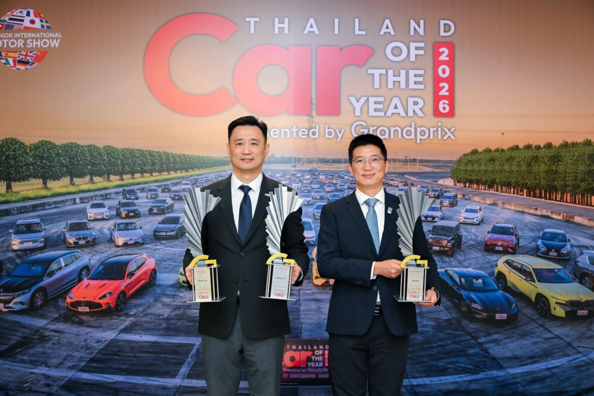  CHANGAN คว้า 3 รางวัลจาก Car of The Year 2026 ต่อเนื่องเป็นปีที่ 3