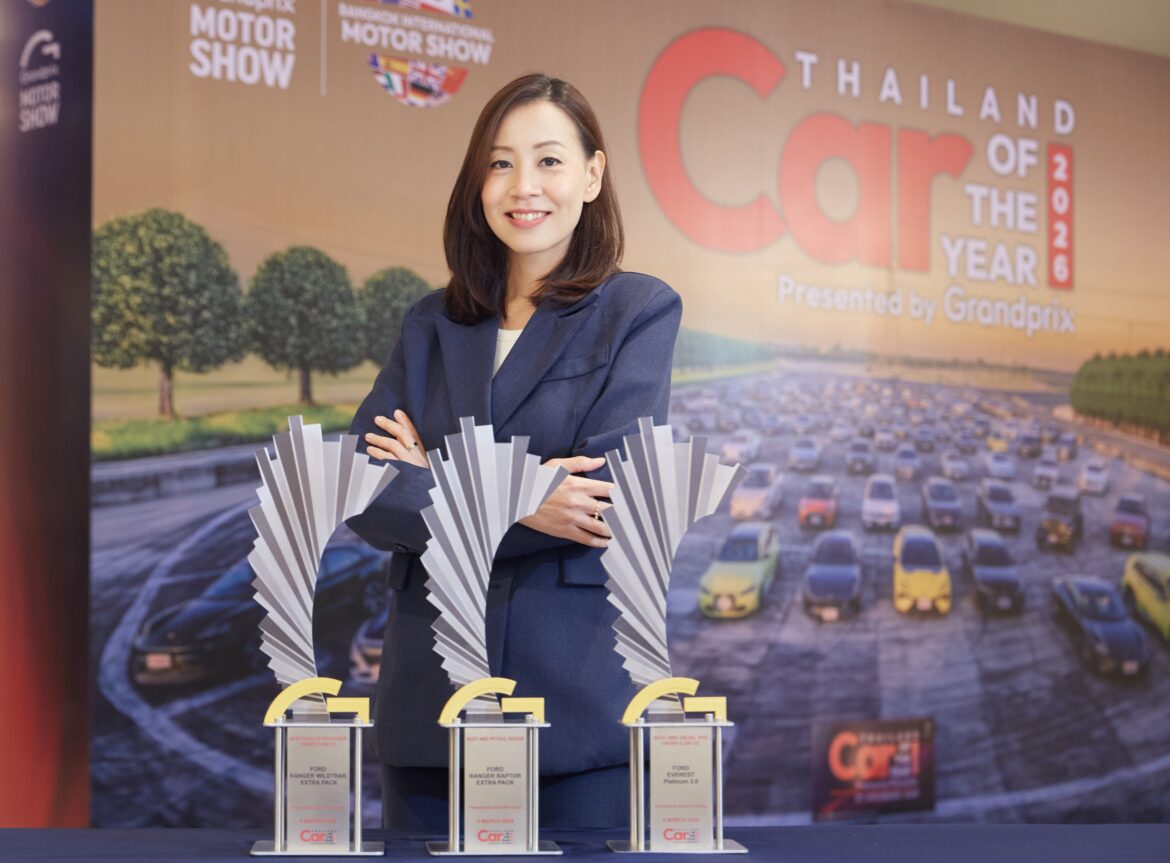ฟอร์ด ประเทศไทย ตอกย้ำความเป็นผู้นำด้วย 3 รางวัล “รถยอดเยี่ยมแห่งปี 2026” ยืนยันความมุ่งมั่นสู่ความเป็นเลิศด้านสมรรถนะ เทคโนโลยี และบริการ