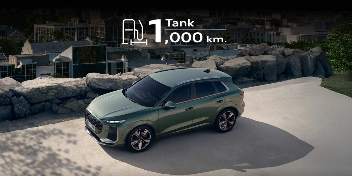 อาวดี้ยกระดับไลน์อัพ ส่งเจเนอเรชันใหม่ทั้งพอร์ตโฟลิโอ เปิดตัว The all-new Audi Q3 ระยะทางสูงสุด 1,000 กิโลเมตร จัดแคมเปญ Motor Show Plug-in Hybrid เจเนอเรชันล่าสุด ไม่ต้องดาวน์ พร้อมรับฟรี Wallbox