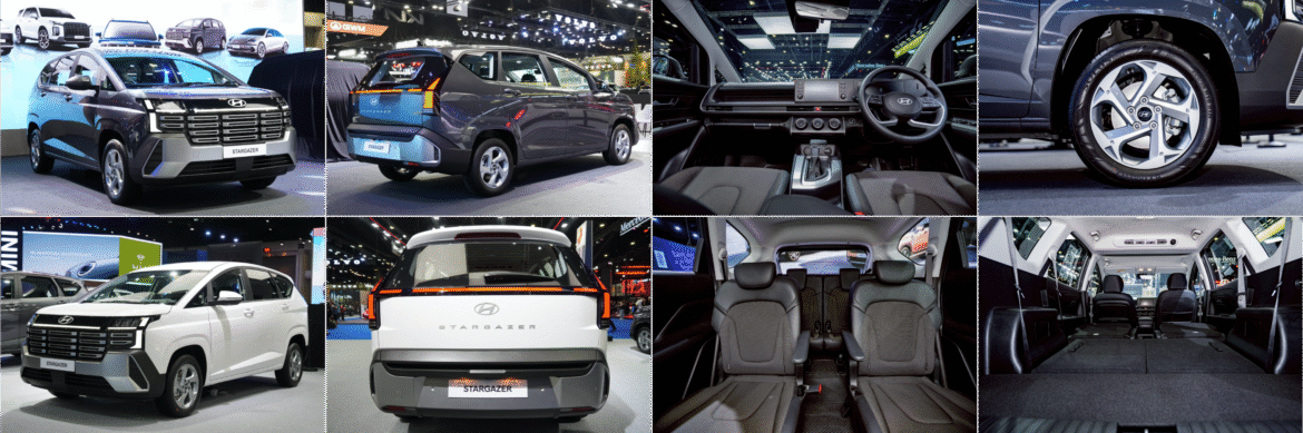 เจาะลึกฟังก์ชันที่คิดเผื่อทุกบทบาทชีวิตกับ Hyundai new STARGAZER ยกระดับความปลอดภัยครบที่สุดในคลาส ด้วย ADAS 13 ระบบ มอบความสะดวกสบายที่เหนือกว่าด้วยที่นั่งแถวสอง แบบ Captain Seat พร้อมอัตราประหยัดน้ำมันเฉลี่ยสูงสุด 17.2 กม./ลิตร(1) ราคาพิเศษช่วงแนะนำ เริ่ม 719,000 บาท(2) (Trend 6) และ 799,000 บาท(2) (Smart 6)