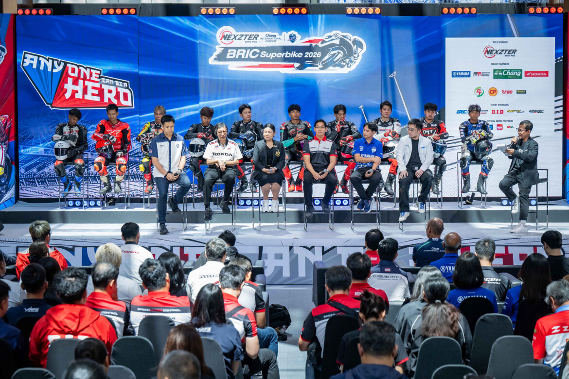 “NEXZTER BRIC Superbike 2026” เปิดจักรวาลความเร็วฮีโร่นักบิดไทยสไตล์มังงะ ปรับกติกา-บุกตลาดจีนเต็มสูบ ดันไวรัลทั้งฤดูกาล