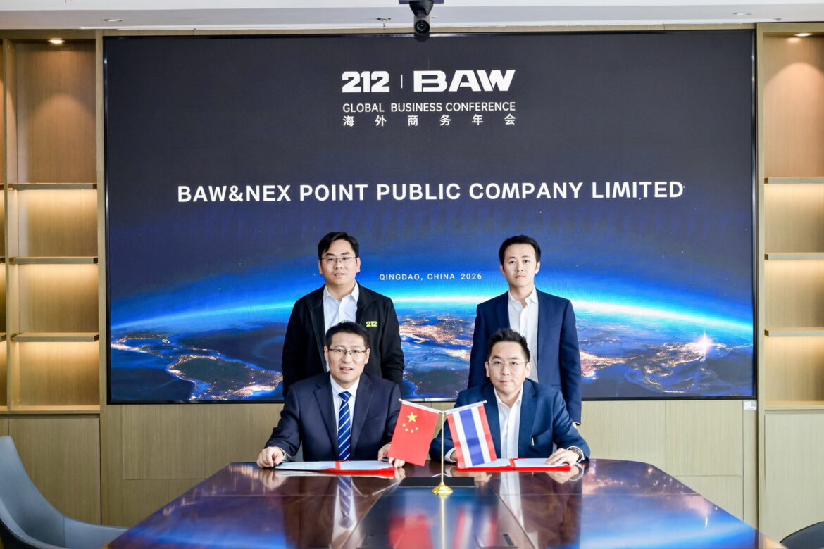 NEX เซ็นต์ Exclusive Distributor กับ BAWคว้าสิทธิ์ เป็นผู้แทนจำหน่าย BAW M8 แต่เพียงผู้เดียวในประเทศไทย
