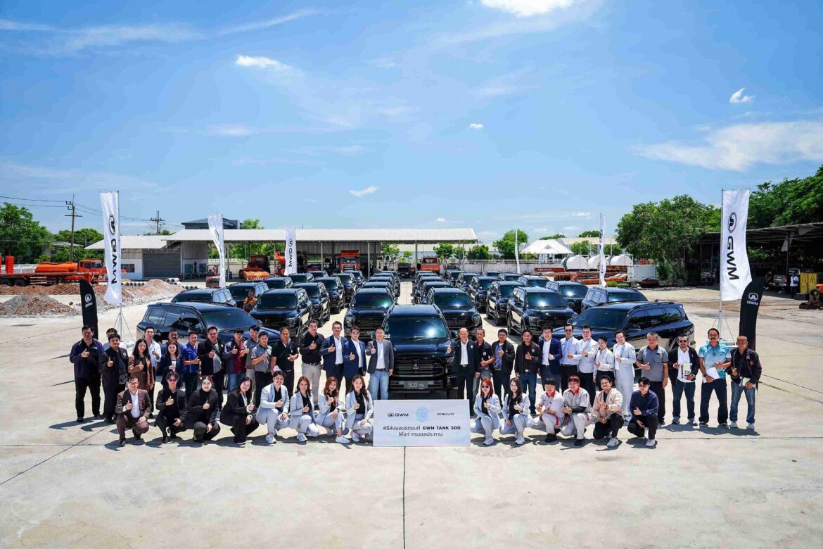 GWM ส่งมอบ GWM TANK 500 DIESEL 2.4T แก่กรมชลประทาน ตอกย้ำภาพลักษณ์แบรนด์ที่ได้รับความไว้วางใจจากหน่วยงานภาครัฐ