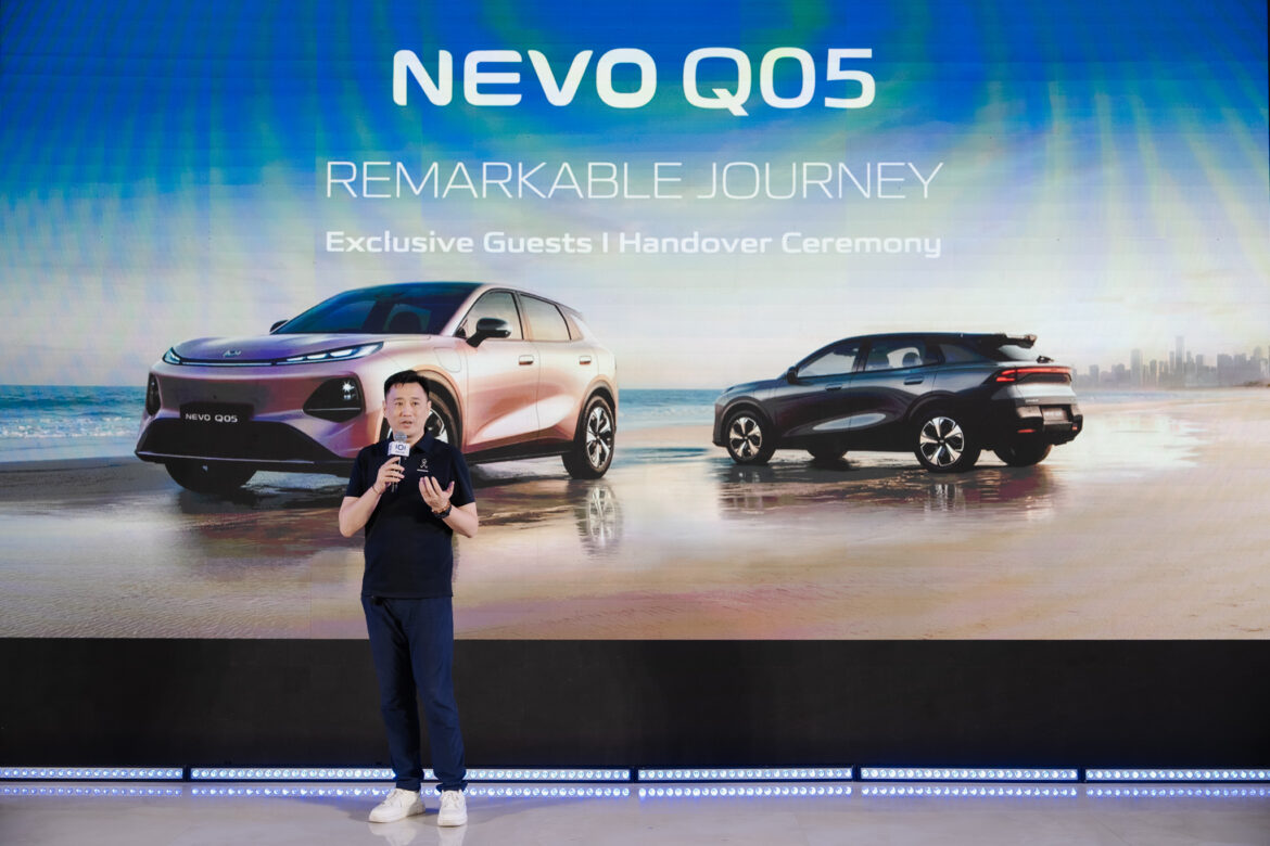 CHANGAN ฉลองความสำเร็จ จัดงานส่งมอบรถ NEVO Q05 อย่างเป็นทางการ  หลังกวาดยอดจองทะลุ 2,200 คัน ภายใน 7 วัน หลังเปิดตัว