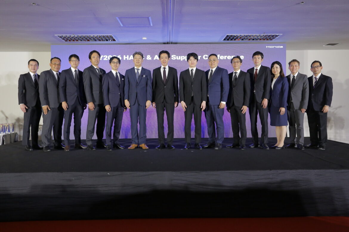 ฮอนด้า จัดงาน FY2026 HATC & APC Supplier Conference ผนึกกำลังผู้ผลิตไทย เดินหน้าเสริมแกร่ง Supply Chain ตอกย้ำไทยฐานการผลิตศักยภาพสูง พร้อมเติบโตร่วมกันอย่างยั่งยืน