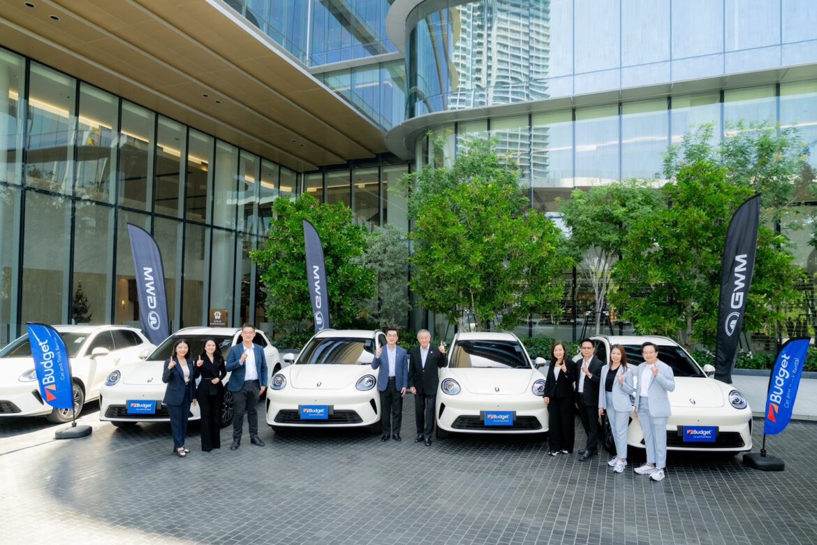 GWM ส่งมอบ GWM ORA 5 EV เสริมทัพบริการรถเช่า Budget Thailand ตอบรับเทรนด์การเดินทางประหยัดและเป็นมิตรต่อสิ่งแวดล้อม