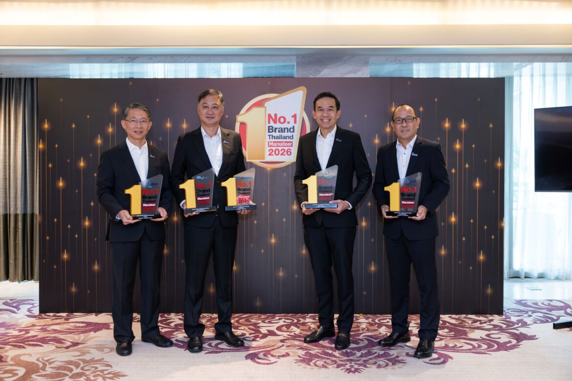 OR ตอกย้ำความเป็นผู้นำ คว้า 5 รางวัลใหญ่ “Marketeer No.1Brand Thailand 2026” สะท้อนความเชื่อมั่นผู้บริโภคมุ่งสู่การเติบโตอย่างยั่งยืน
