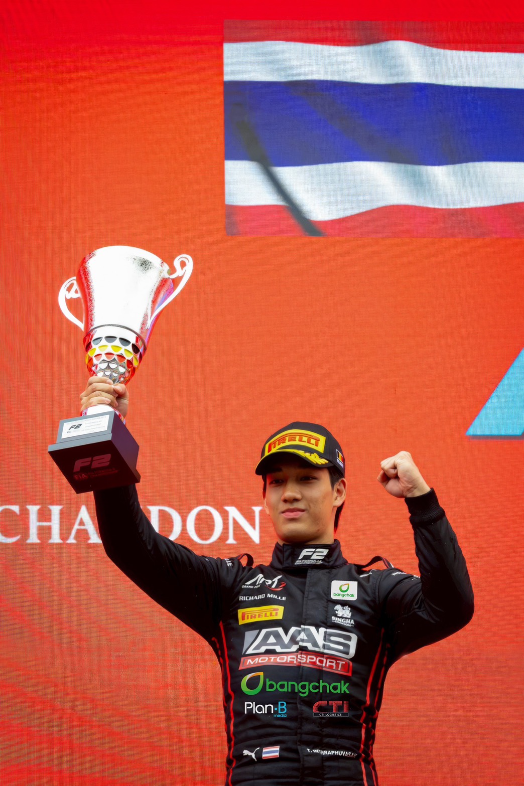  “เติ้น ทัศนพล” เขียนประวัติศาสตร์หน้าใหม่​ พาธงชาติไทยคว้ารองแชมป์ Feature Race – FIA Formula 2 ที่สปา-ฟรังกอร์ฌองส์, เบลเยียม
