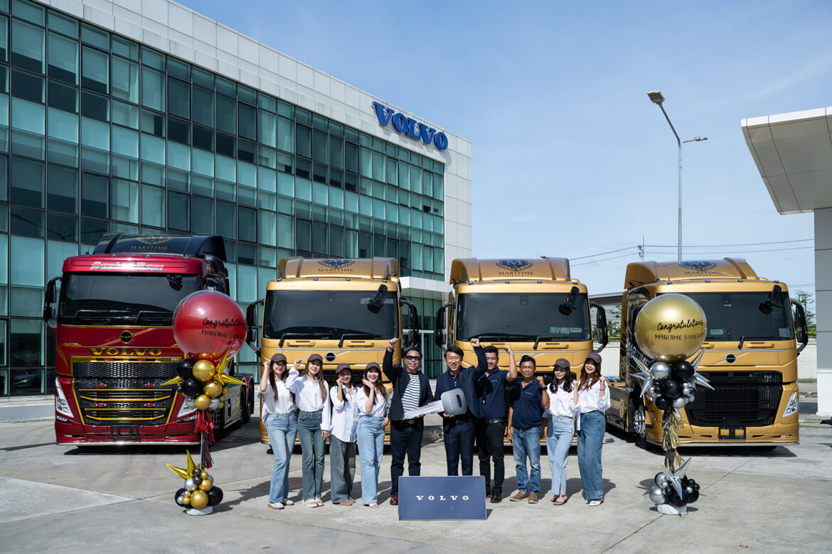 Maritime Synergy ยกระดับ Premium Logistics Solution ด้วย Volvo Trucks ดีไซน์พิเศษสะท้อนเอกลักษณ์องค์กร พร้อมรองรับการเติบโตของเครือข่ายขนส่งข้ามพรมแดน