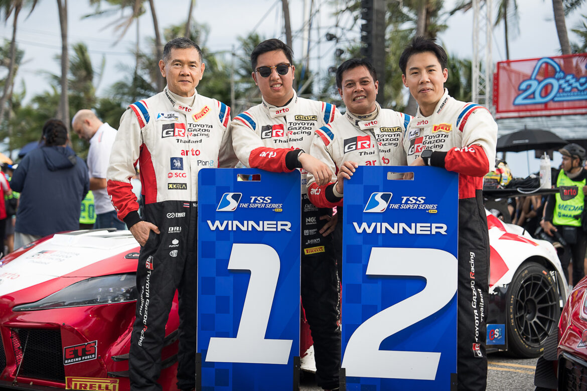 TOYOTA GAZOO Racing Thailand ระเบิดฟอร์มแรง คว้าแชมป์ ฉลอง 40 ปีทีมยิ่งใหญ่ในศึก TSS The Super Series 2026 ในบางแสน กรังด์ปรีซ์ฯ