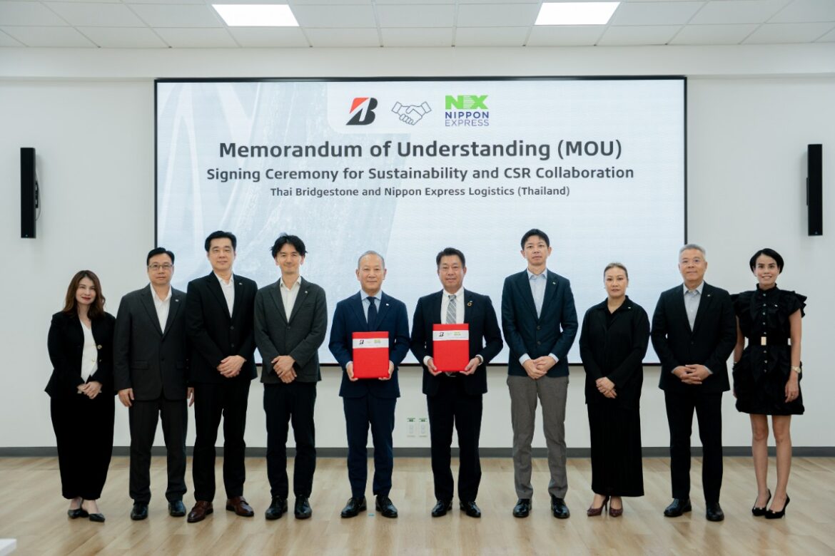 ไทยบริดจสโตน ผนึกกำลัง นิปปอน เอ็กซ์เพรส โลจิสติกส์ (ประเทศไทย) ลงนามความร่วมมือ มุ่งขับเคลื่อนความยั่งยืนตลอดห่วงโซ่คุณค่า