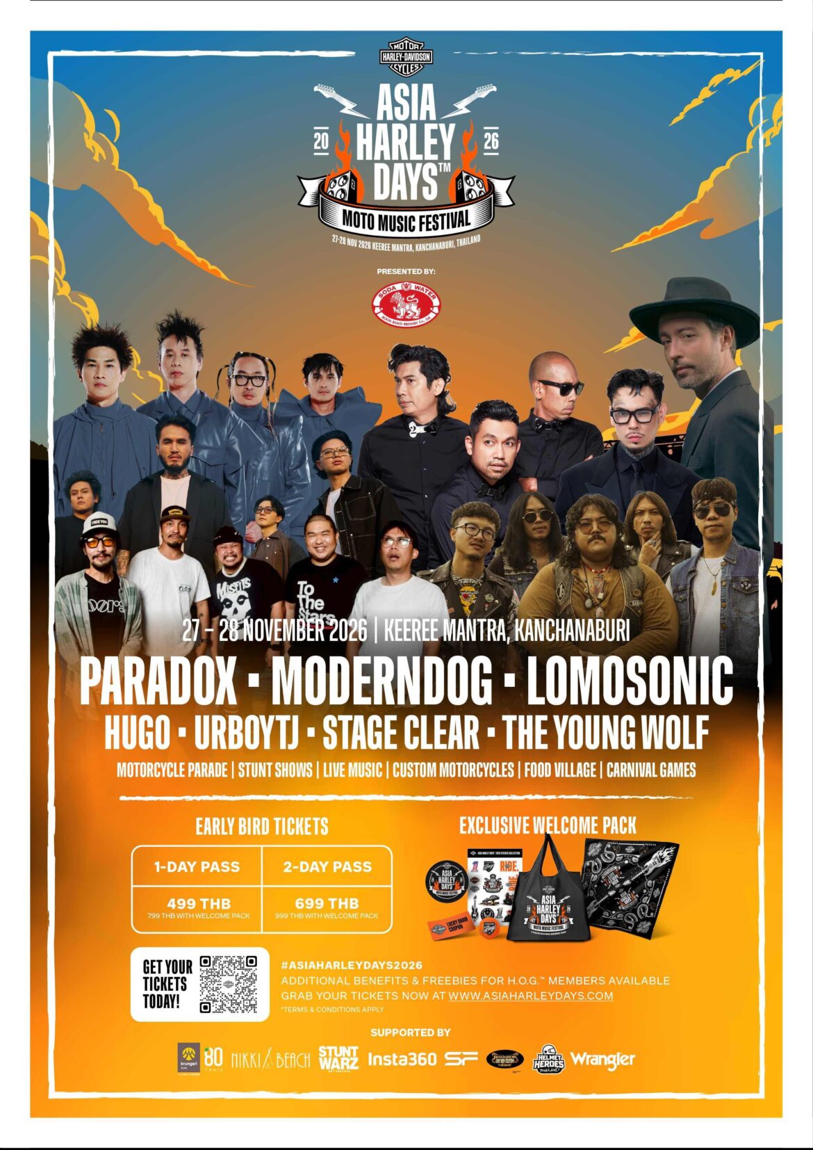 Harley-Davidson® และโซดาสิงห์ ชวนร่วมฉลอง 5 ปี ASIA HARLEY DAYS™ 2026 เทศกาลโมโตไลฟ์สไตล์ที่นักขี่ทั่วเอเชียรอคอย