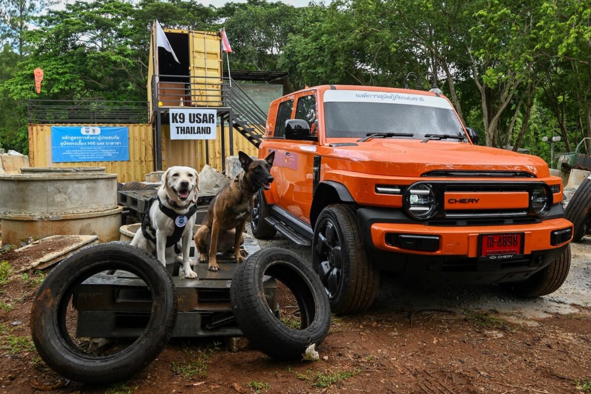  เชอรี ประเทศไทย เตรียมเปิดภารกิจ “V23 x K9 USAR” ส่งต่อพลังรถไฟฟ้า สนับสนุนทีมค้นหาและกู้ภัย พร้อมขับเคลื่อนสังคมสู่ความยั่งยืน
