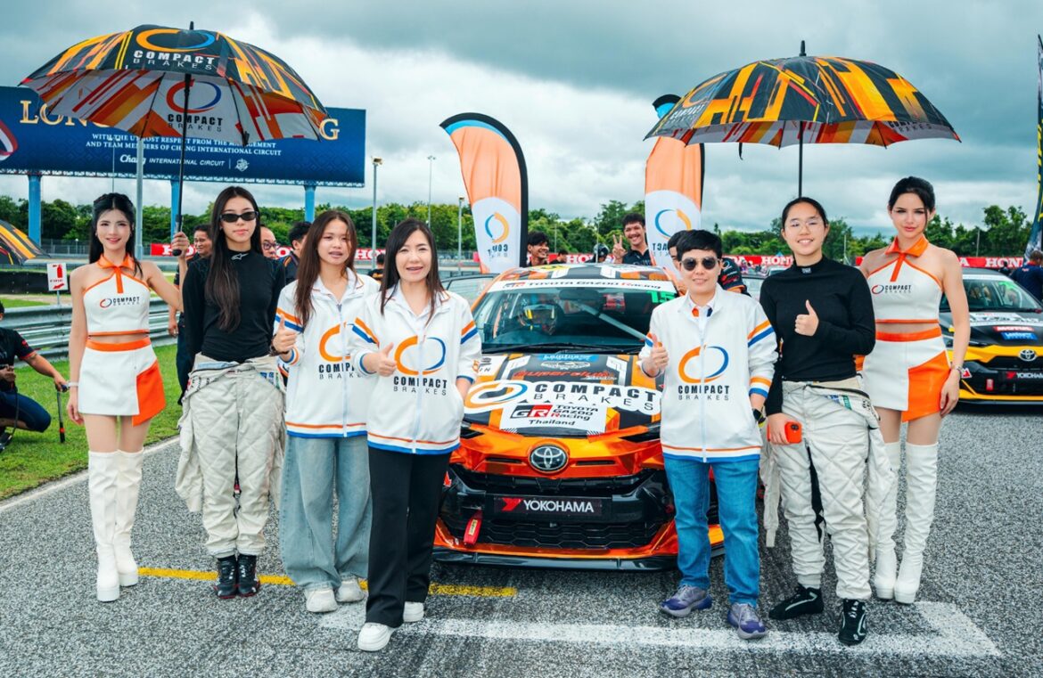 คอมแพ็ค เบรก หนุน Compact Family Club ลุยบุรีรัมย์ “ฟิน-สิตานัน” คว้าโพเดียมอีกครั้งใน Toyota Gazoo Racing Thailand 2026